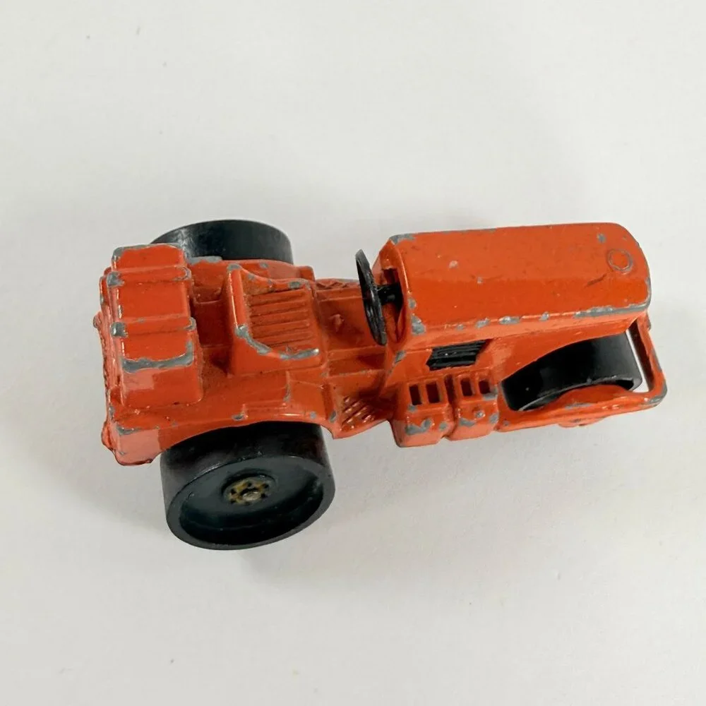 Vintage Tootsie Diecast Fire Truck Ford Wrecker & Hong Kong Road Roller 1960s